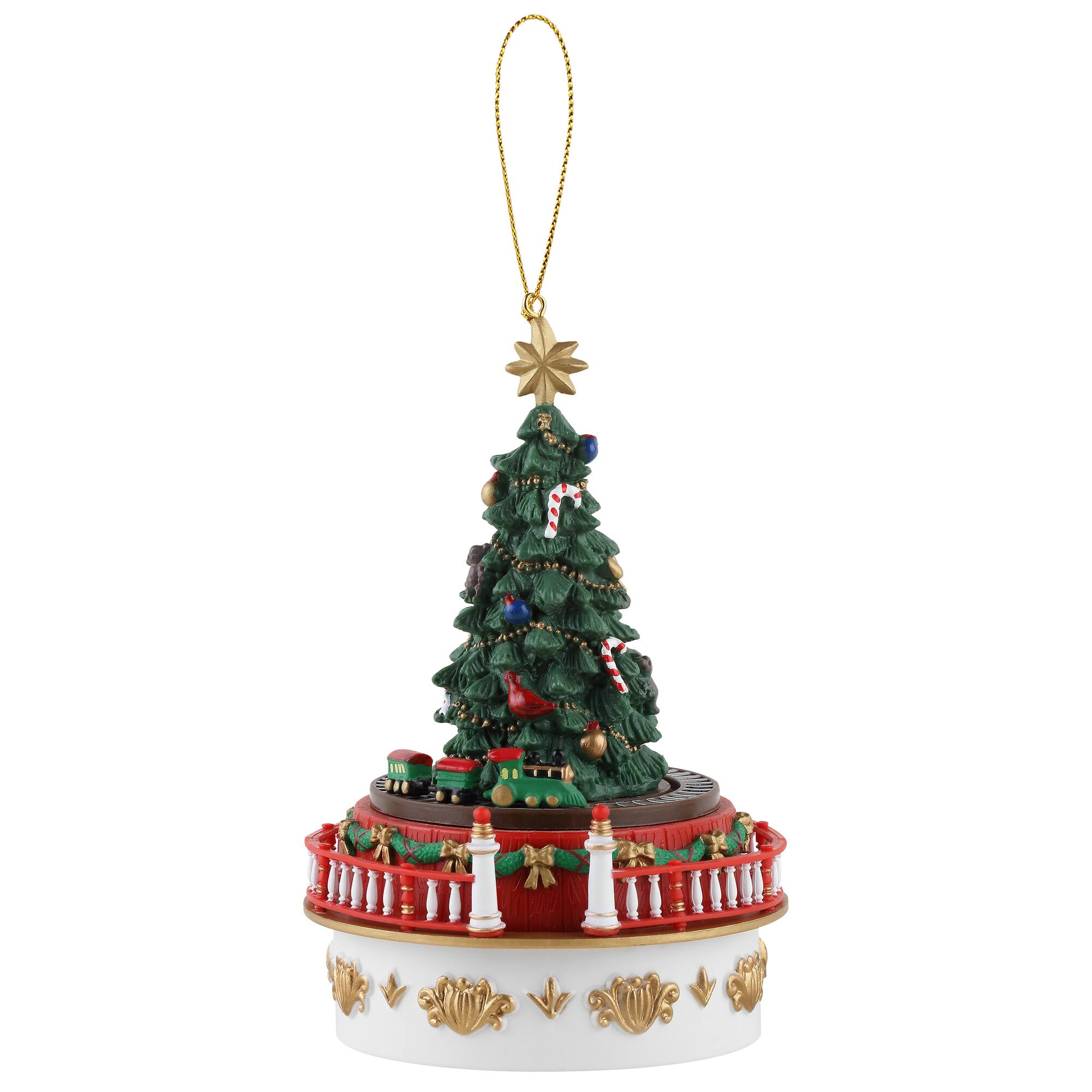 Mr. Christmas 5" Miniature Tree Carnival Music Box